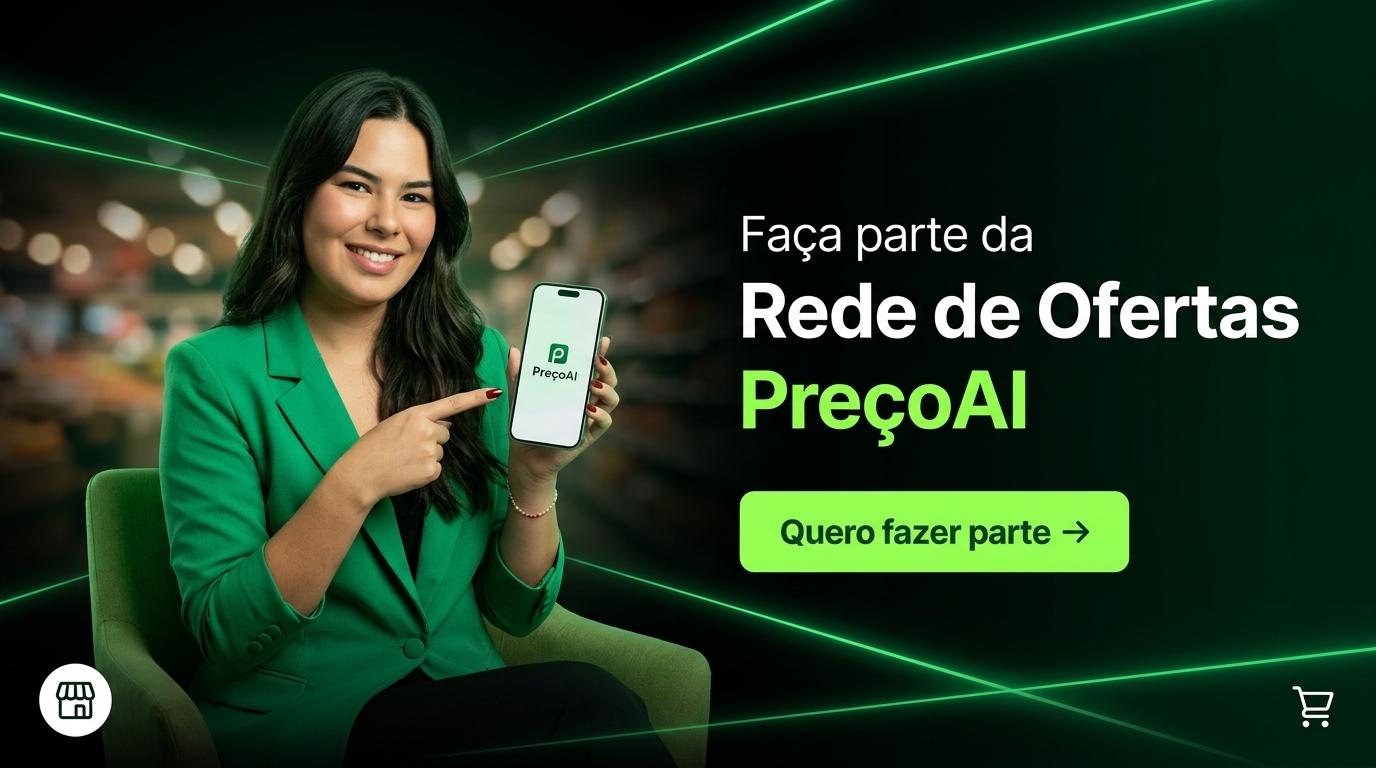 Sua empresa na Rede de Ofertas PreçoAI.